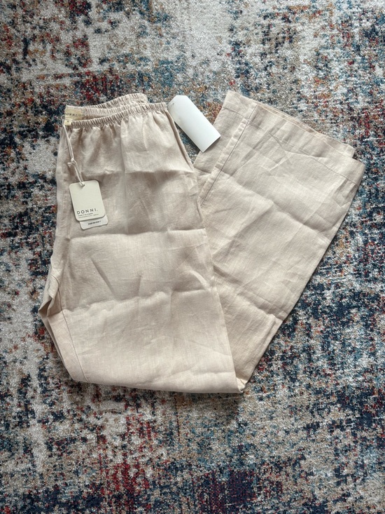 DONNI. Pants - DONNI The Linen Simple Pant